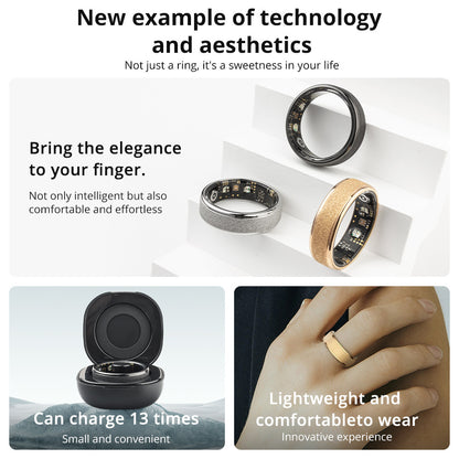 Smart Ring Band Charging Case Unisex